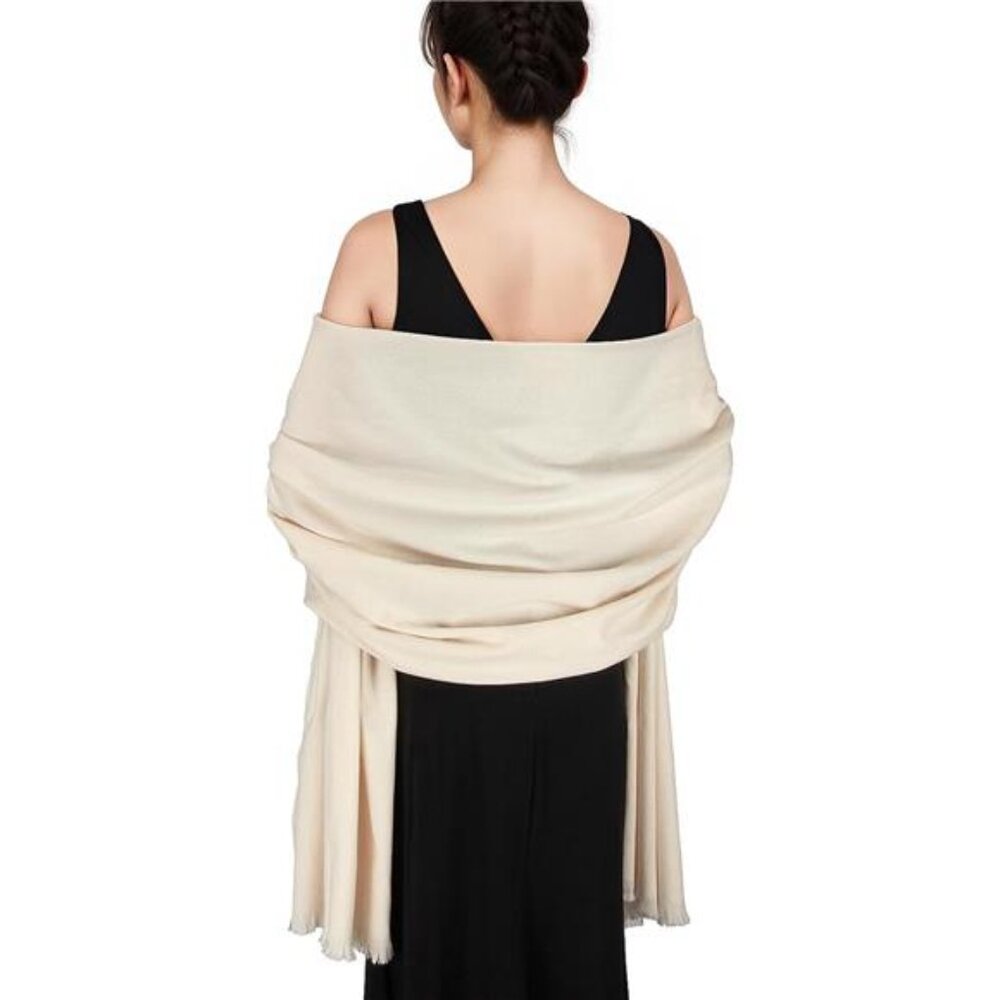 Womens Pashmina Shawl Scarf Winter Wrap Large Soft Evening Dress Wedding Wrap